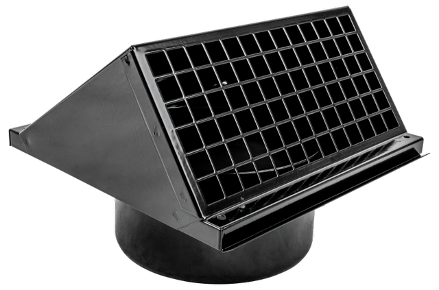 Wolf Wandhaube DN160 Farbe: schwarz, für CWL - 2575807