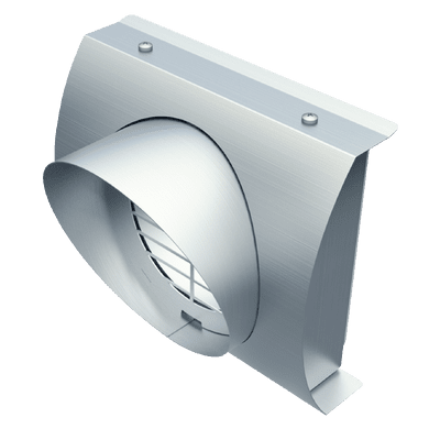 Helios IP-FBF 160 - ISOPIPE-Fassadenblende Fortluft DN 160 - 03128