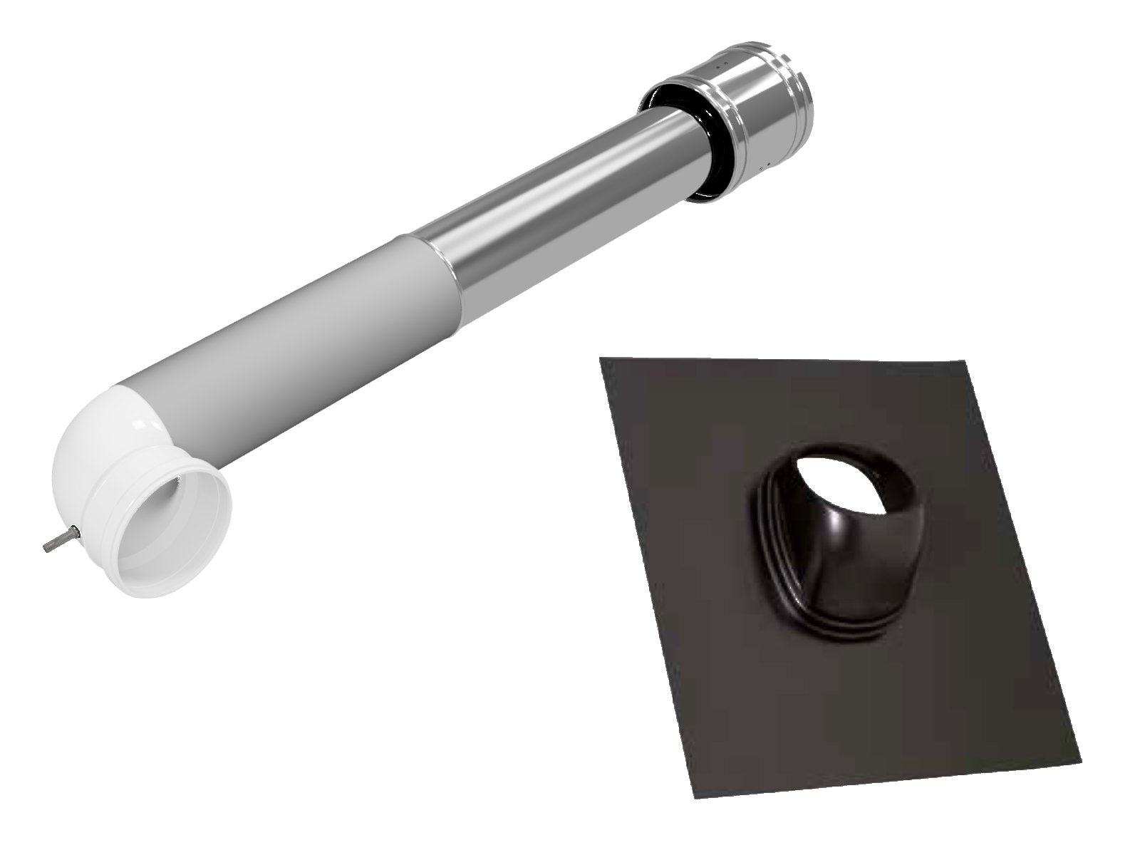 Südwind Dach- und Kellerdurchführung mit Dachpfanne als Komplettpaket - SW10040.2