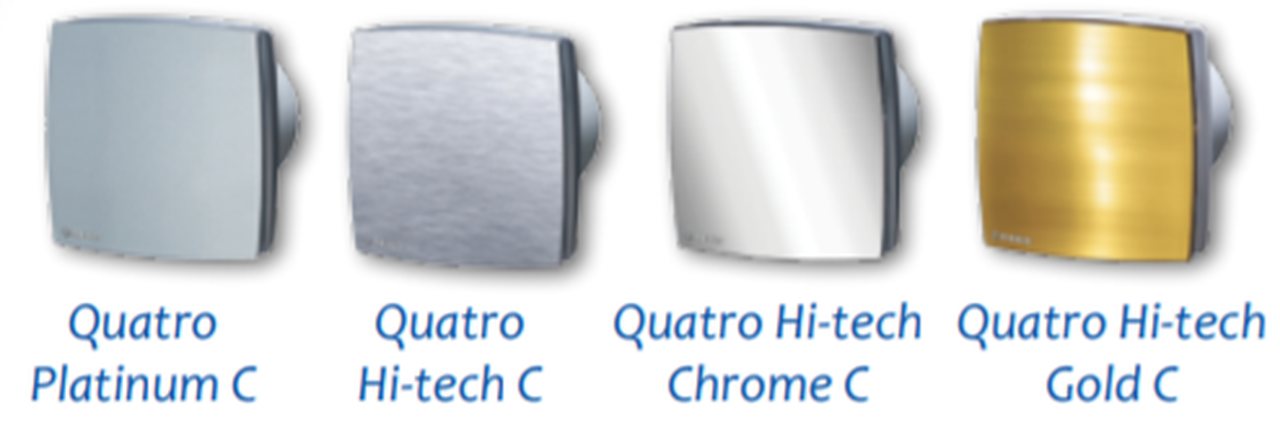 Variantenübersicht Quatro C von Blauberg Ventilatoren